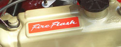 Fireflash rocker cover sticker