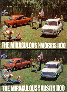 cover page of 1964 brochure and 1965-66 export brochure 