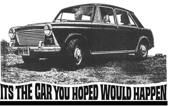 Line drawing of Morris 1100