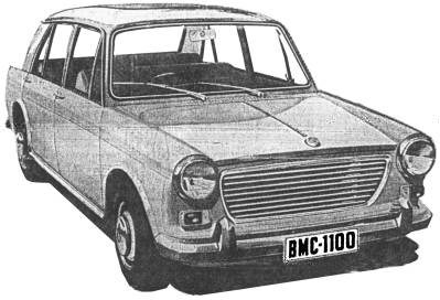 Drawing of Morris 1100