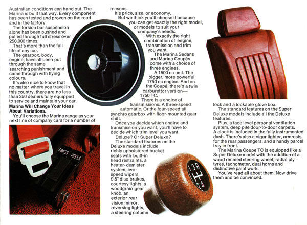 Morris Marina Brochure Page 4