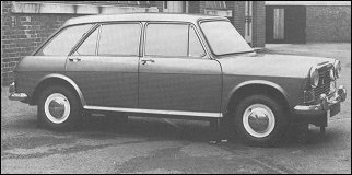An early Nomad prototype at the Longbridge factory in England.
